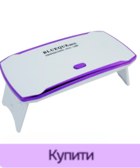 Лампа для манікюру UV/LED Nail Lamp mini білий 36 Вт